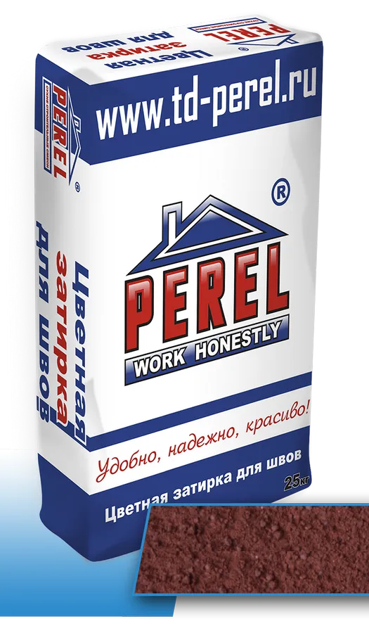 Затирочная смесь Perel RL кирпичный 25 кг