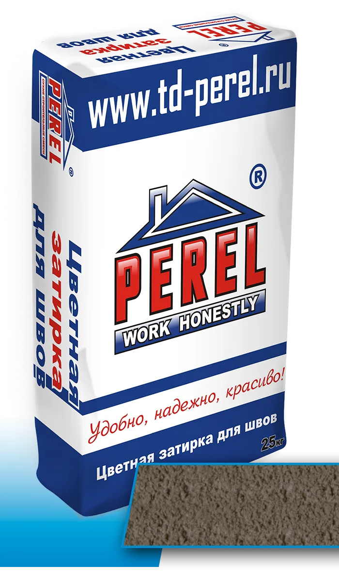 Затирочная смесь Perel RL серый 25 кг