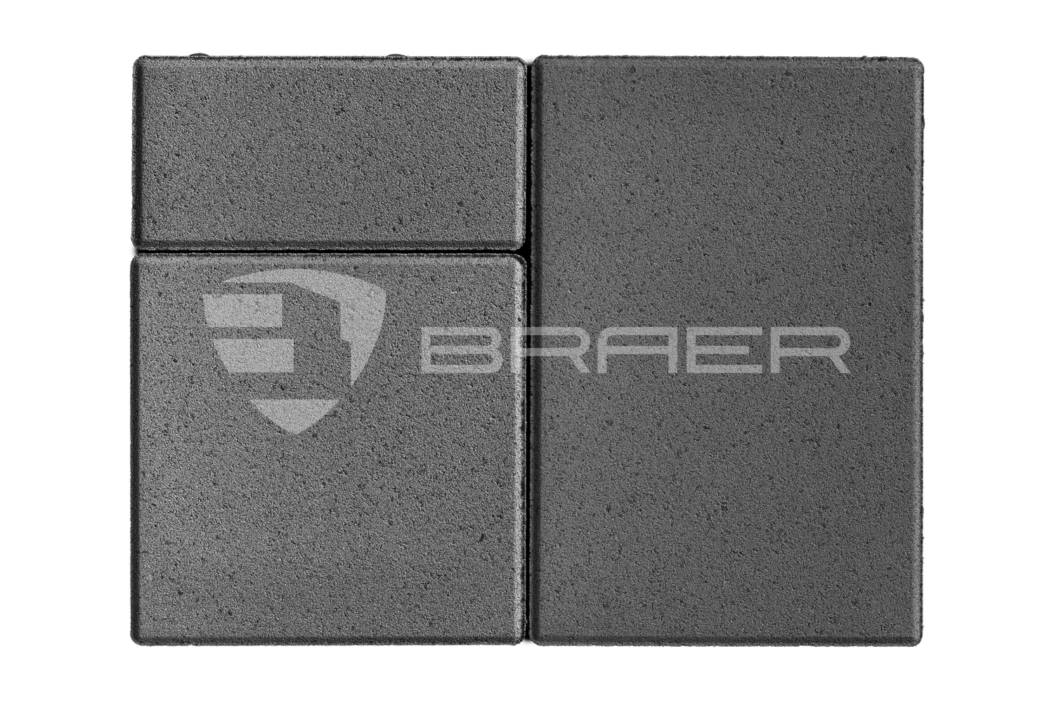 Тротуарная плитка Старый город Ландхаус, Серый, 80 мм