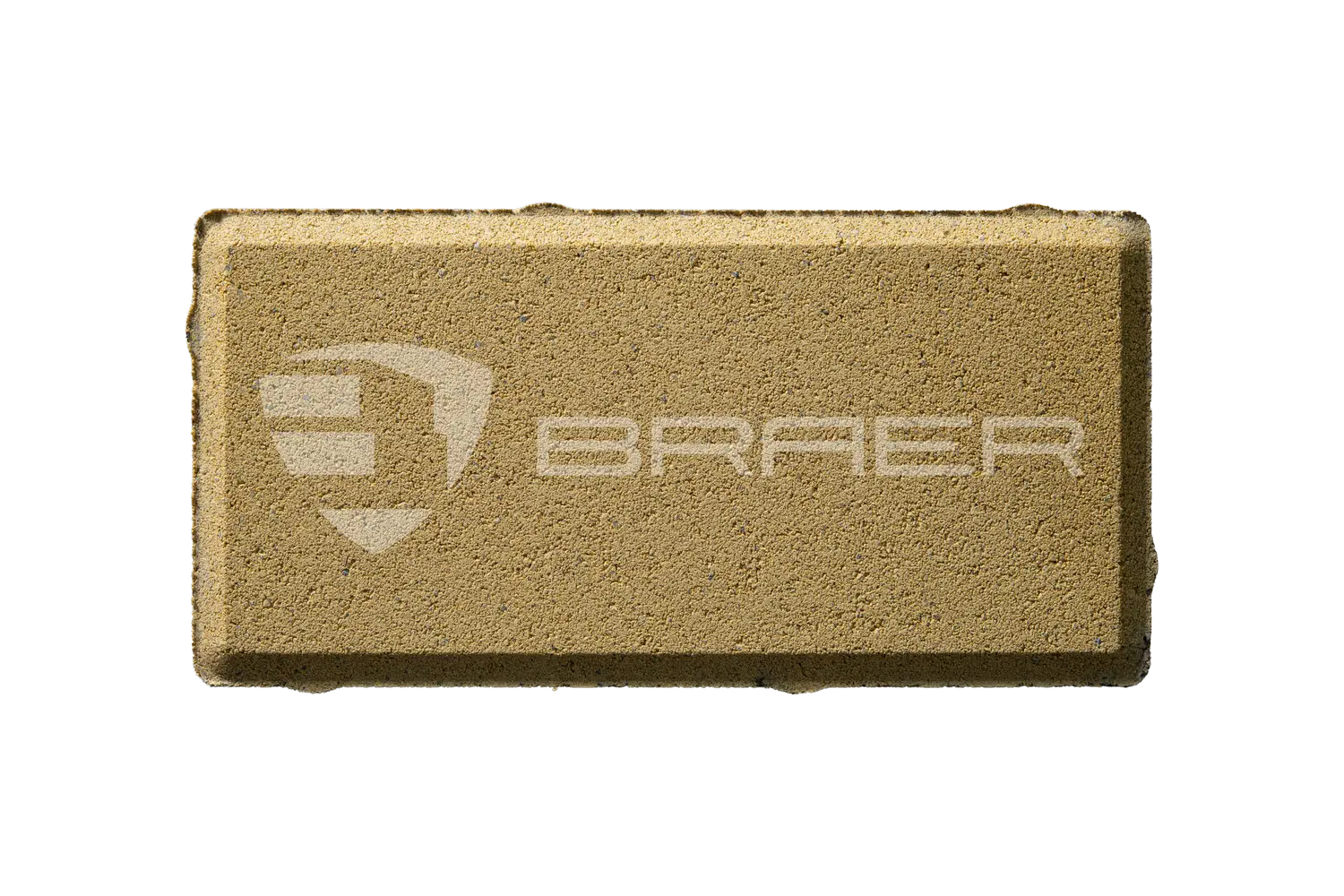 Тротуарная плитка Прямоугольник-60, Желтый, 60 мм