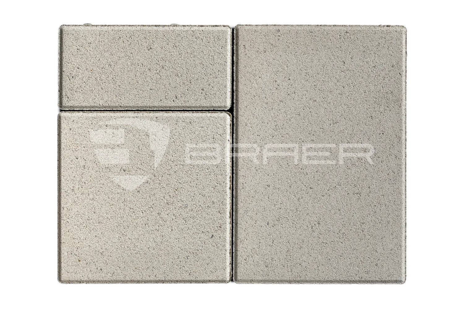 Тротуарная плитка Старый город Ландхаус, Белый, 80 мм