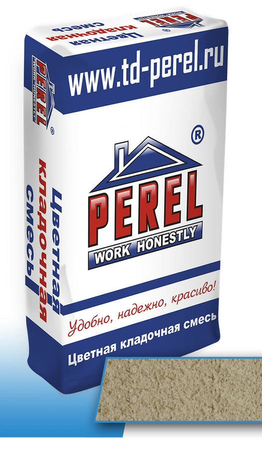 Цветная кладочная смесь Perel NL 0120 50 кг бежевый