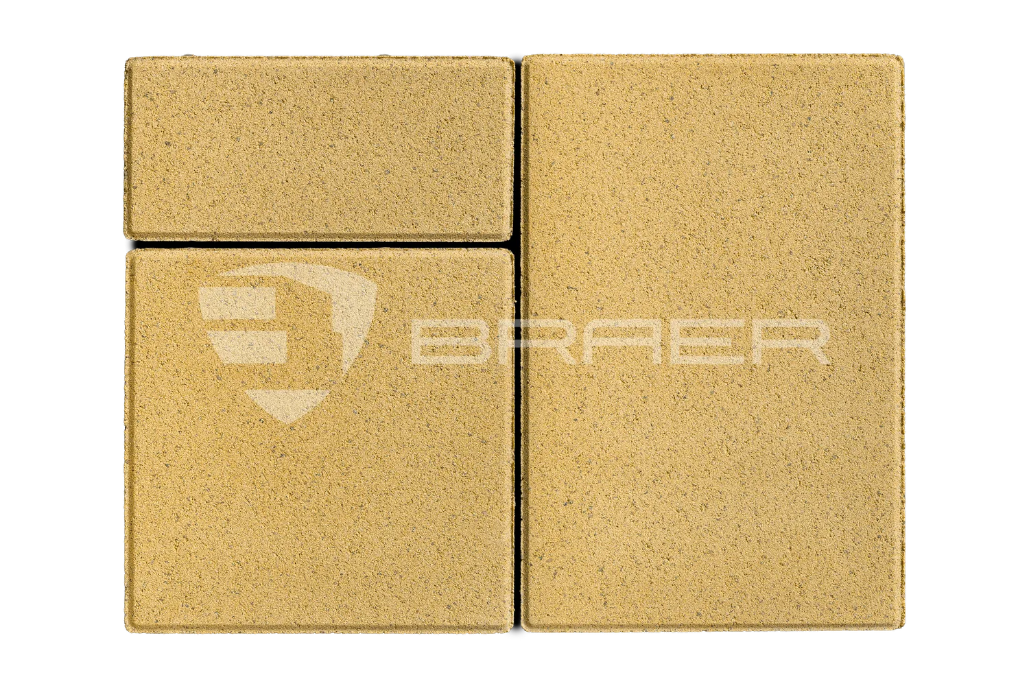 Тротуарная плитка Старый город Ландхаус, Песочный, 80 мм