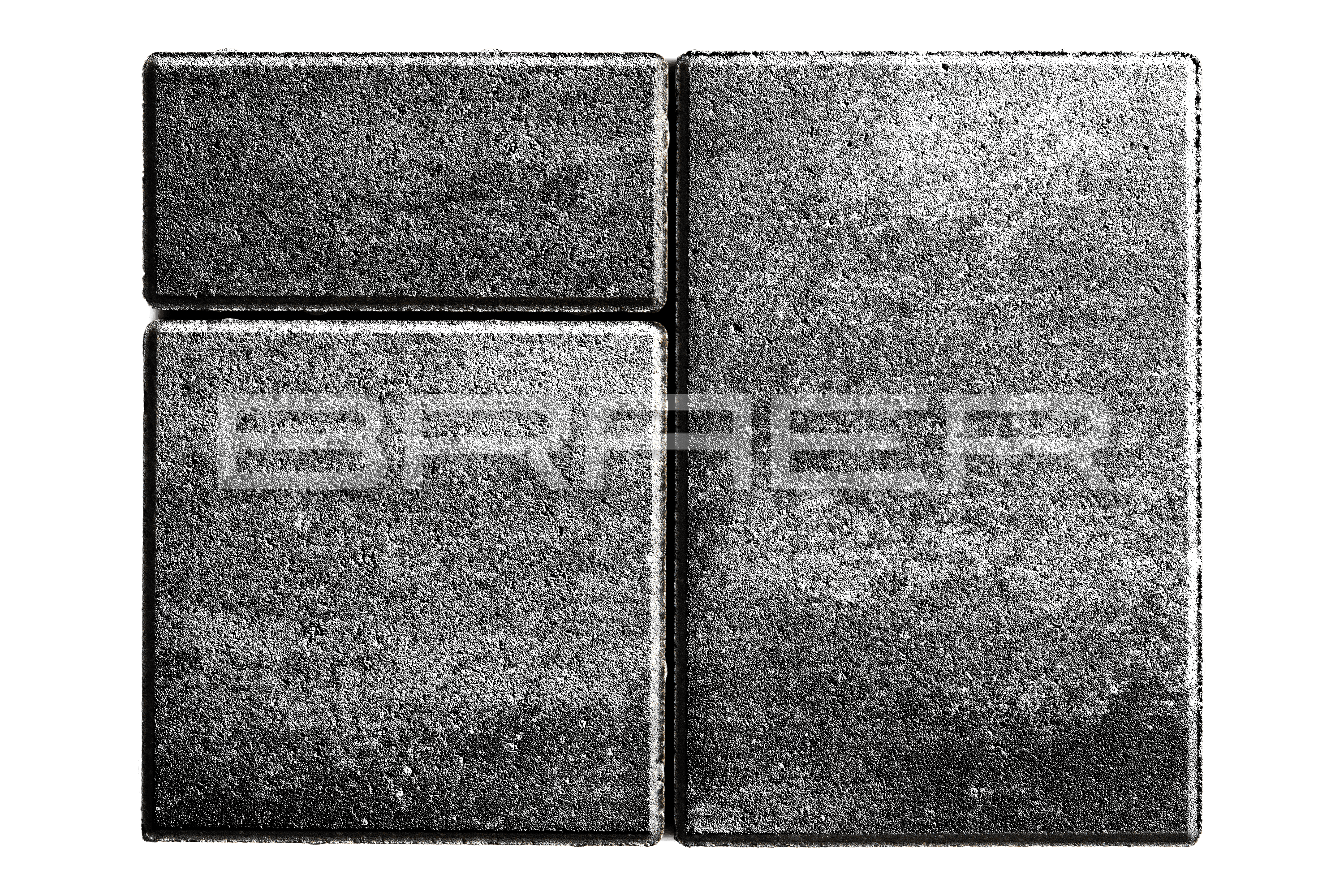 Тротуарная плитка Старый город Ландхаус, Color Mix Ночь, 60 мм