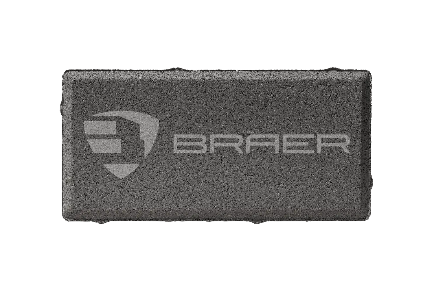 Тротуарная плитка Прямоугольник-80, Серый, 80 мм