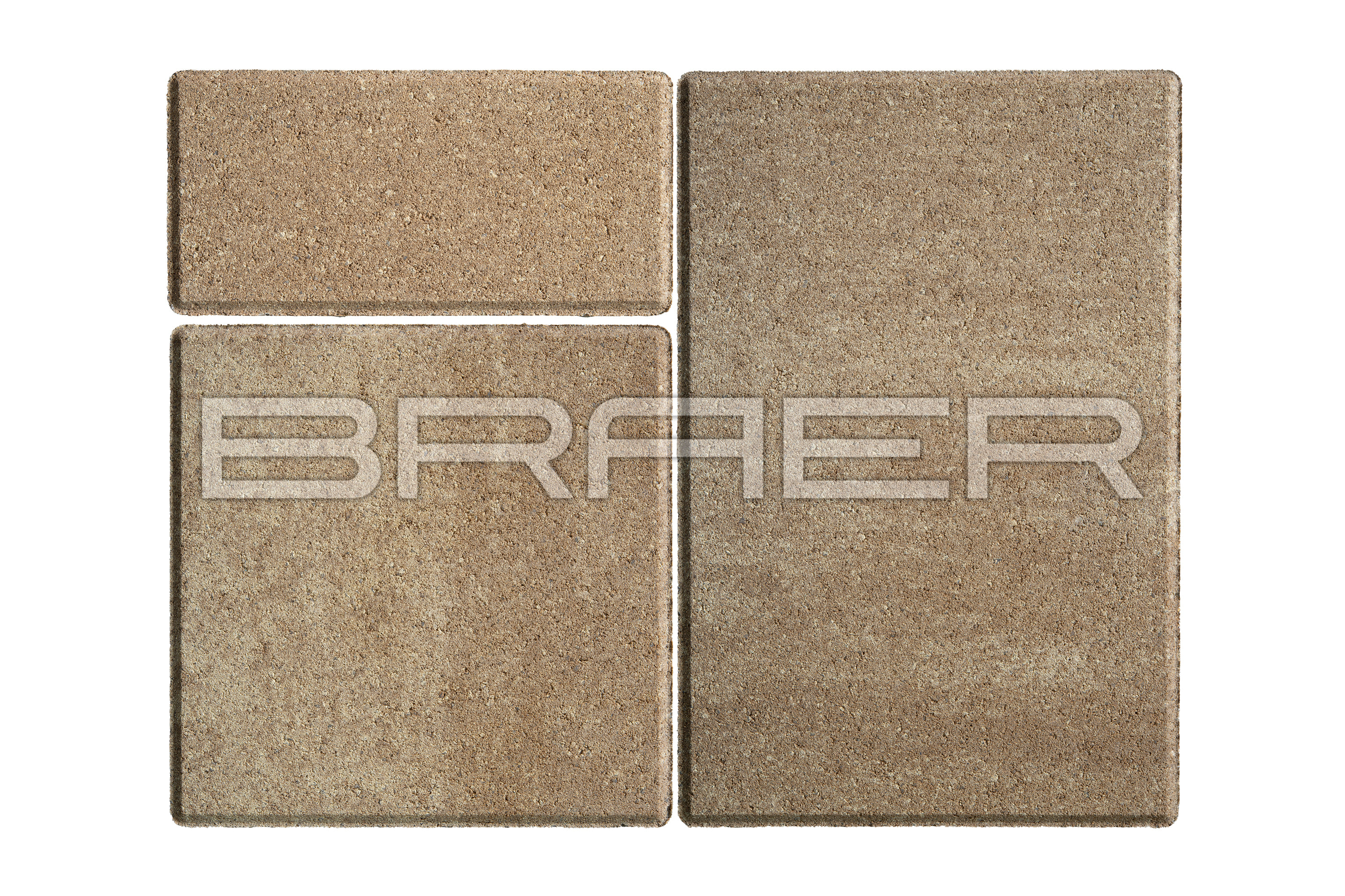 Тротуарная плитка Старый город Ландхаус, Color Mix Миндаль, 60 мм