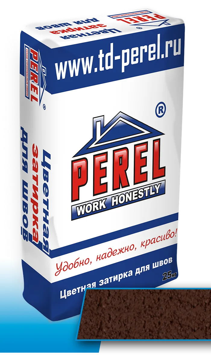 Затирочная смесь Perel RL коричневый 25 кг