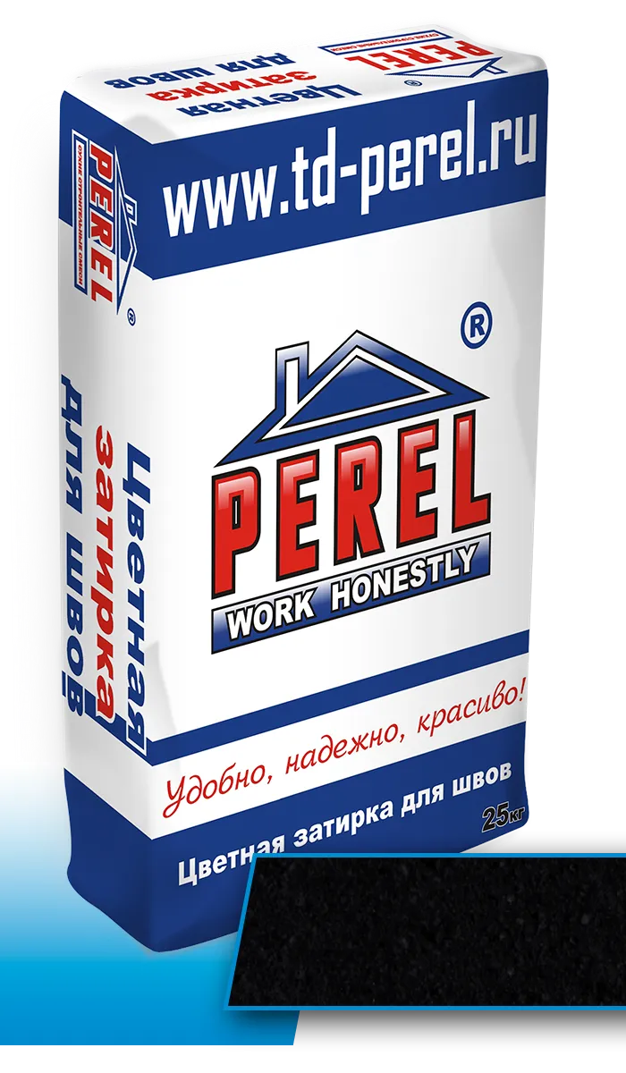 Затирочная смесь Perel RL черный 25 кг